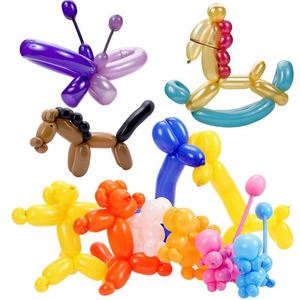 Custom Kids Modelling Metallic Chrome Latex Long <b>Balloons</b> Animal Single for Party Decorations Toys Diy Magic <b>Balloon</b> - Product Image 1