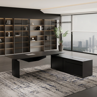 Meubles de bureau commerciaux Bureau de direction Bureau de direction moderne Bureau de direction en forme de L Bureau de direction modulaire Bureau de direction de luxe