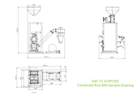 JINGLIANG LNF-1C Koffie Schilmachine 2000kg/u Industriële Koffie Schilmachine 380V Koffieverwerkingsmachine voor Distributeurs