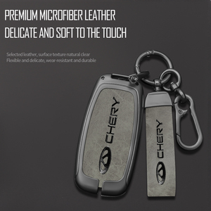 Tampa remota do caso chave do carro para Chery Tiggo 8 Pro Tiggo 7 Pro 8 PLUS Tiggo 9 Arrizo 5 Omada 5 2023 Acessórios de couro - Product Image 6