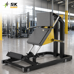 Máquina de Elevación de Pantorrillas <span class=keywords><strong>con</strong></span> Carga de Placas SK, Equipo Profesional de Entrenamiento de Fuerza para Piernas en Posición Sentada para Gimnasio - Product Image 1