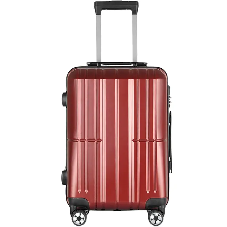 Free Sample Wholesale Suitcase Fashion Student Anti-theft Vacation Aluminum Pull Rod Boarding ABS Luggage Sets