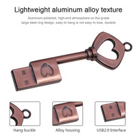 Nouvelle clé USB de luxe en métal, 64 Go/128 Go, haute capacité, gravure personnalisée, USB 2.0/3.0, garantie 1 an, boîte cadeau, modèle