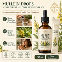 Tetes Mullein dengan Ekstrak Daun dan Bunga Mullein Alami Bahan Berkualitas Premium Langsung dari Pabrik OEM ODM Grosir
