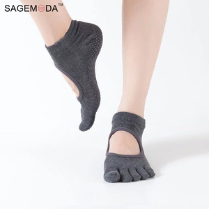 Chaussettes <span class=keywords><strong>de</strong></span> Yoga antidérapantes pour femmes, chaussettes antidérapantes, demi-orteils pour danse <span class=keywords><strong>de</strong></span> <span class=keywords><strong>bar</strong></span>, Pilates <span class=keywords><strong>de</strong></span> Ballet - Product Image 2
