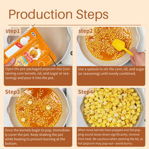 <span class=keywords><strong>Palomitas</strong></span> de Maíz Tres en Uno de Fábrica Venta Directa al Por Mayor Personalizada Dulces Especiales <span class=keywords><strong>para</strong></span> Teatro KTV Hogar Snacks de Ocio Bolsa Personalizada Crudo - Product Image 5