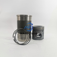 Kit de chemise de cylindre et piston 2996216 2996831 500380393 500338224 compatible avec le moteur Iveco CR980 Cursor10 F3AE0681 F3AE0681E