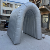 Tunnel gonflable de 3 m de haut pour parc d'art, tunnel gonflable personnalisé en taille et couleur pour exposition de fête