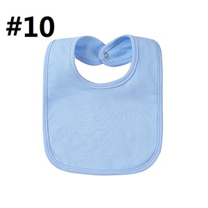 <span class=keywords><strong>Bavoirs</strong></span> pour bébé en coton 100% personnalisables avec logo, type bandana ou tablier, pour nouveau-né, mignons, réutilisables, lavables, doux, vierges - Product Image 4