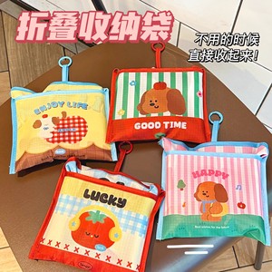 Bolsa de compras plegable con dibujos animados, tamaño mediano, impermeable, para supermercado, picnic, compras - Product Image 2