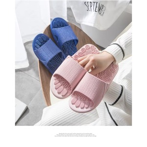 Greatslides Nuevas Sandalias Planas de Verano, Sandalias Masculinas Azul Oscuro, Pantuflas de Masaje, Pantuflas Abiertas para Hotel y Baño - Product Image 6