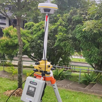 Ensemble complet Récepteur GNSS RTK South Galaxy G3 avec contrôleur C10, 1598 canaux, instrument de levé GPS Base/Rover