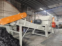 Broyeur industriel automatique de plastique chinois avec boîte de vitesses pour la gestion des déchets, haute productivité, broyeur PET/PC