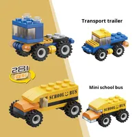 Nuevo Juego de Bloques de Construcción DIY 6 en 1, Nave Espacial Transformable de ABS Ecológico, Juguete Educativo Creativo para Niños