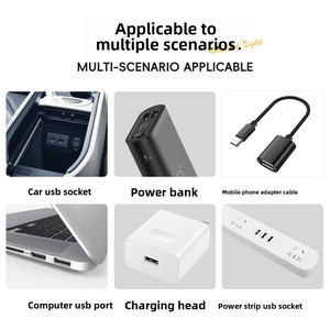 ไฟ LED พกพาแบบ USB รูปทรงเทียนสำหรับรถยนต์ ขายดีข้ามพรมแดน พร้อมไฟตกแต่งภายในรถยนต์หลากสีสัน - Product Image 4
