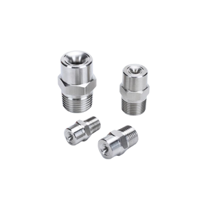 Nouvelle usine personnalisée en laiton haute pression en acier inoxydable 304 316 buse d'eau à cône plein solide marque <span class=keywords><strong>YU</strong></span> <span class=keywords><strong>HU</strong></span> - Product Image 3