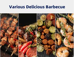 Barbecue électrique <span class=keywords><strong>professionnel</strong></span> Chefwin Hotel, <span class=keywords><strong>grill</strong></span> en <span class=keywords><strong>pierre</strong></span> <span class=keywords><strong>de</strong></span> <span class=keywords><strong>lave</strong></span> pour cuisine - Product Image 4