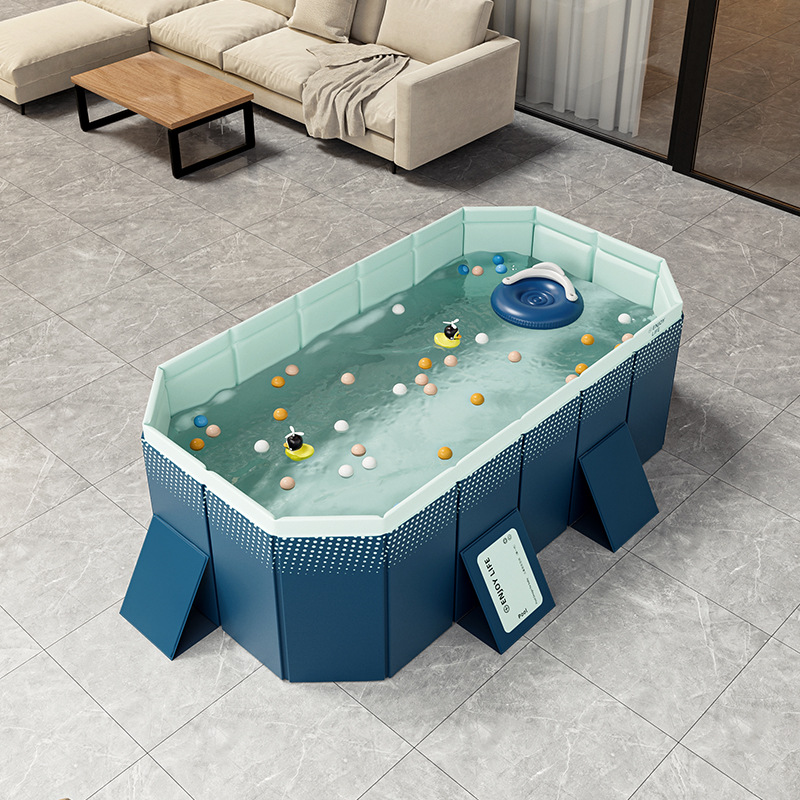 Piscine gonflable Tianzhu bleue non gonflable de 2,1 m