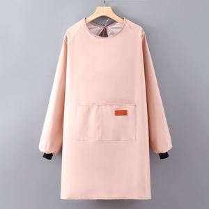 Long-Sleeved Waterproof Oil-Resistant Bib Home Kitchen Catering Workwear Women Men for <b>Cooking</b> and Adult Work - Product Image 3
