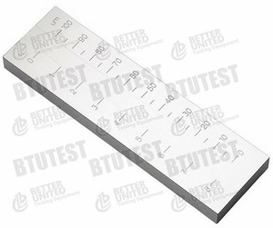Medidor de Finoza com Raspador de Slot Único Personalizável em Aço Inoxidável com Raspador Duplo Hegman, Suporte OEM - Product Image 3