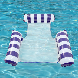 Hot-bán ba-ống PVC nước <span class=keywords><strong>Inflatable</strong></span> <span class=keywords><strong>Float</strong></span> giường qua biên giới dành cho người lớn có thể gập lại tựa lưng Lounger cho hồ bơi sử dụng - Product Image 3