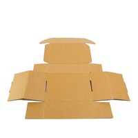 Boîte en carton ondulé pour avion personnalisé Boîte d'emballage pour vêtement nourriture chaussures Boîte postale en papier pour avion 50 carton ondulé CMJN
