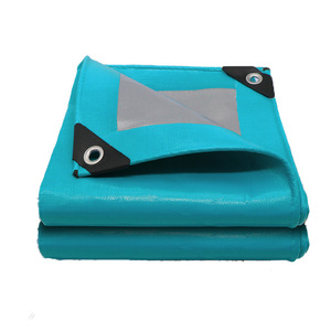 160g Green Silver Tarpaulin PE Tarpaulin <b>Waterproof</b> <b>Sunscreen</b> Outdoor Cover - Product Image 1