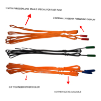 Allumeur électrique E-Match en plastique durable pour système de tir de feux d'artifice, idéal pour les effets de explosion de ballons et les gâteaux pyrotechniques
