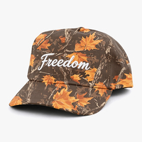 Gorra de Béisbol Táctica de Camuflaje de 5 Paneles sin Estructura con Logotipo Bordado Personalizado y Estampado Completo para Exteriores al por Mayor