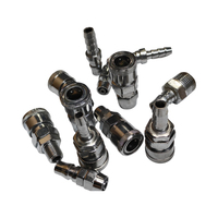 PP20/30/40 PM20/30/40 Fitting Pneumatik Sambungan Pengunci Otomatis Aksesori Kompresor Udara Konektor Kopling Cepat
