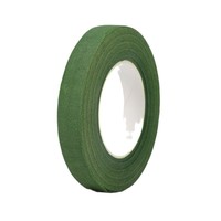 Ruban floral auto-adhésif vert foncé de 1/2 pouce pour bouquets, arrangements floraux et artisanat DIY