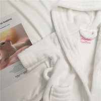 Peignoir à capuche en flanelle haut de gamme pour enfants, super doux, 100 % polyester, thermique, respirant et confortable, idéal pour l'hôtellerie