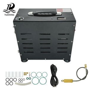 Pompe de plongée électrique TUDIVNG OEM haute pression 4500psi 300bar 30mpa Double cylindre <span class=keywords><strong>HPA</strong></span> Paintball natation 800W <span class=keywords><strong>compresseur</strong></span> d'air - Product Image 1