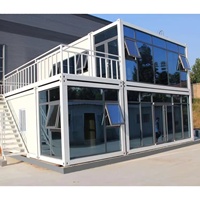 BOX SPACE Maison préfabriquée à prix bas, conteneur à structure plate, préfabriquée, chauffée, isolée, capsule habitable en Jamaïque, Indes occidentales