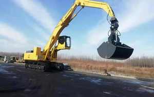 2026 Hot Sale Excavator Hydraulic Clamshell Bucket Rotary <b>Grab</b> With Horizontal Cylinder Engine Bearing Core Components - Product Image 4