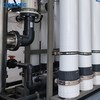 Système UF portable à membrane PVDF de type skid en acier inoxydable SS304 pour le traitement de l'eau à débit moyen et petit, idéal pour l'eau potable des hôtels et écoles