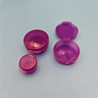 Flacon miniature en plastique avec bouchon à clapet de 1 ml, 3 ml, 5 ml, 10 ml, flacon vide pour échantillon de cosmétique, essence liquide