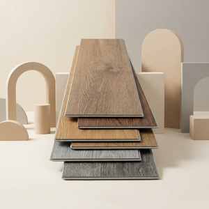 Revêtement de sol en composite pierre-plastique <span class=keywords><strong>GABO</strong></span>, revêtement de sol SPC de luxe pour villa, bureau - Product Image 1