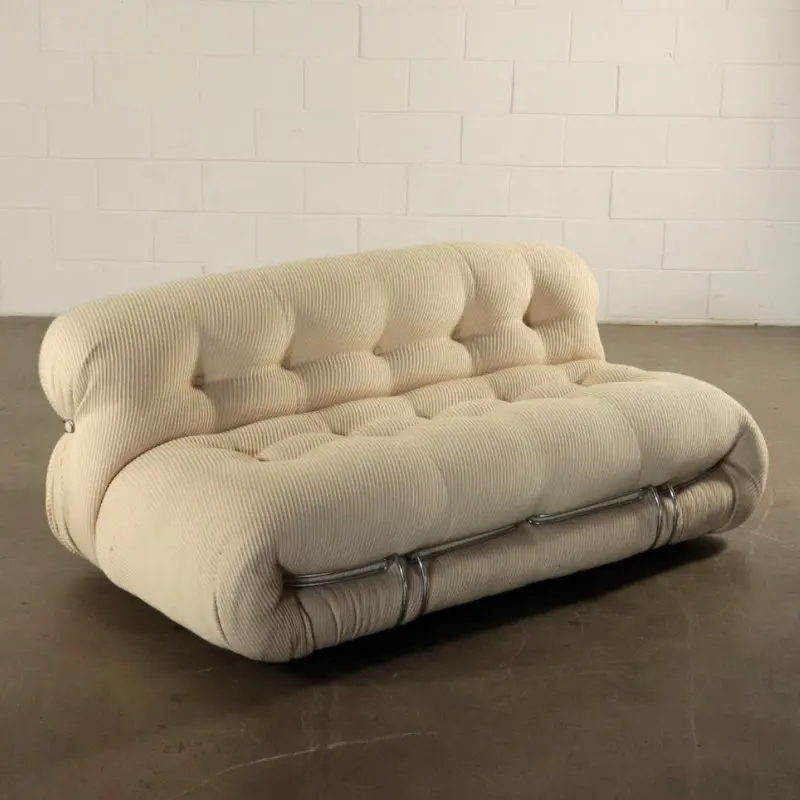 Donsun vendite calde confortevole prodotto per la famiglia Set divano soggiorno con struttura in acciaio inox