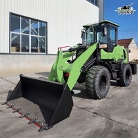 Chargeuse sur pneus diesel LAWNIO avec service après-vente complet, petit axe de réduction, structure robuste pour travaux agricoles