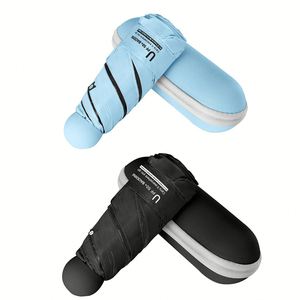 Mini Paraguas de Viaje con Protección UV, Compacto, de Bolsillo, Plegable, para Mujeres y Hombres, para Bolso, Cartera, Mochila, Actividades al Aire Libre - Product Image 1