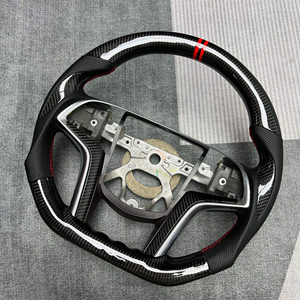 Volante Deportivo Personalizado de Fibra de Carbono, Modificación Interior de Automóvil, Piezas de Repuesto Compatibles con <span class=keywords><strong>Cadillac</strong></span> ATS-L CT5 CT6 XT5 XT6 - Product Image 6