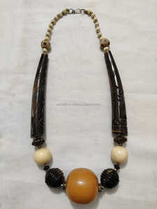 Collar de 3 capas con cuentas de vidrio Cordones negros Perla de diamante en forma de corazón Regalos de estilo lindo religioso Fiestas Tipo de cadenas de hebra - Product Image 2