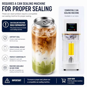 Boîte en plastique transparente avec couvercle à grande ouverture 250ml 330ml 500ml Boîtes transparentes en PET pour jus et sodas pour boissons - Product Image 2