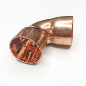 Coude en cuivre à rayon court de 25,4 mm, 90 degrés, C X C, raccord de 1 pouce avec deux coupelles à souder - Product Image 3