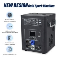 2 machines à étincelles froides 750W, effets pyro froids, machine à feux d'artifice DMX pour DJ et soirées, avec flight case