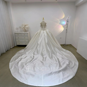 Sparkle <b>Wedding</b> Dresses Luxury Strapless Ball Gown Glitter Beads Sequin Bride Bridal Gown Lsjj14 - Product Image 2