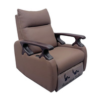 Juego de Sofás de Cuero Sintético Eléctrico - Sofá Reclinable Convertible Moderno para Hospital y Sala de Estar