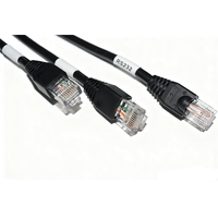 NGD OEM ODM D-Sub 25POS Conducteur en cuivre étamé Longueur 150mm Connecteur Câblage Harnais DB25 Femelle RJ45 Personnalisé Électronique