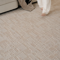 Neuer Wasserdichter Polypropylen-Teppich |   Leicht luxuriöse Couchtischmatte mit Streifen/Karo/Geometrischen Mustern, maschinenwaschbar.